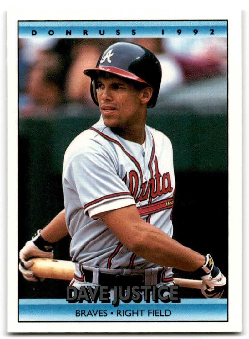 1992 Donruss Dave Justice Atlanta Braves #327