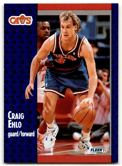 1991-92 Fleer Craig Ehlo Cleveland Cavaliers #35