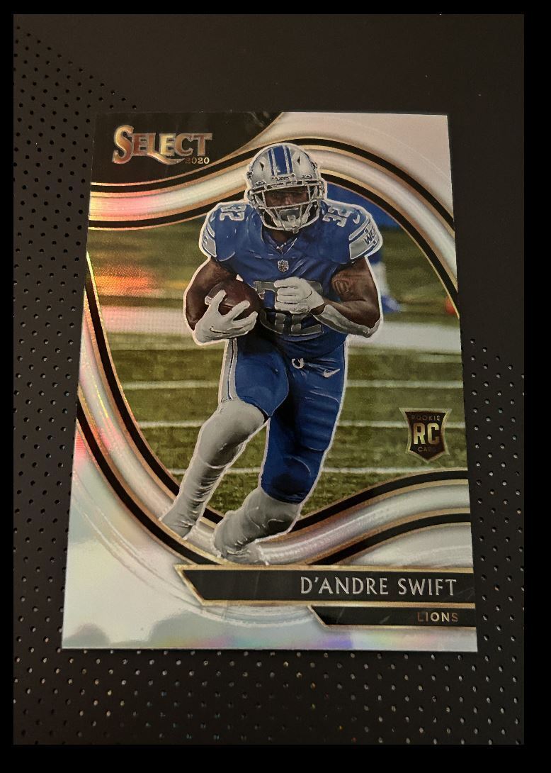 2020 Panini Select D'Andre Swift Rookie Detroit Lions #351