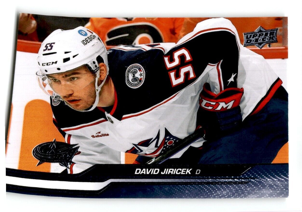 2023-24 Upper Deck David Jiricek Columbus Blue Jackets #53