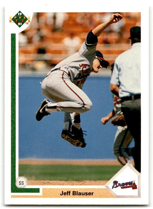 1991 Upper Deck Jeff Blauser Atlanta Braves #382