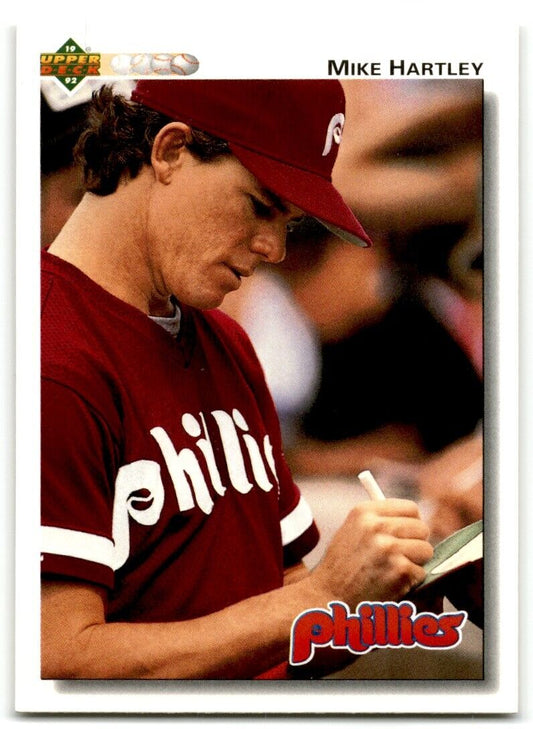 1992 Upper Deck Mike Hartley Philadelphia Phillies #613