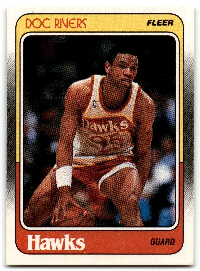 1988-89 Fleer Doc Rivers Atlanta Hawks #3