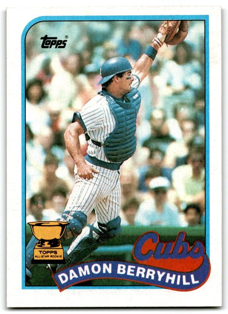 1989 Topps Damon Berryhill Chicago Cubs #543