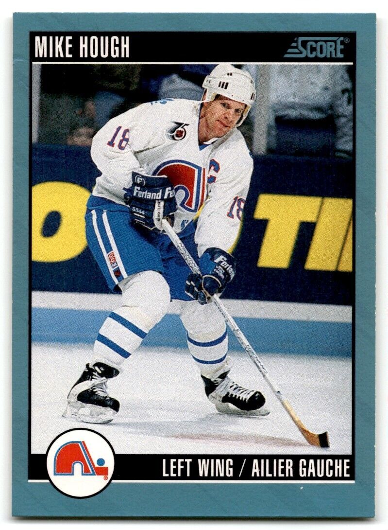 1992-93 Score Mike Hough Quebec Nordiques #64