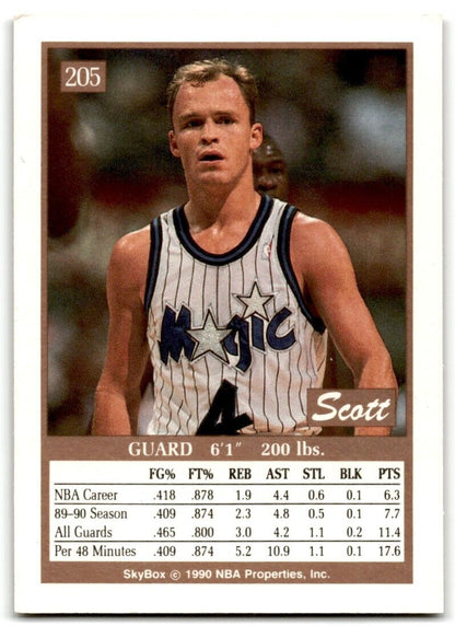 1990-91 SkyBox Scott Skiles Orlando Magic #205