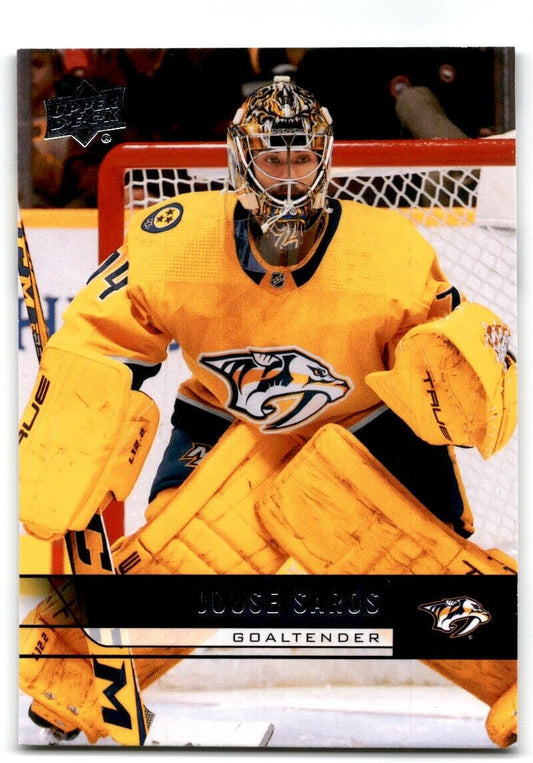 2021-22 Upper Deck Juuse Saros Nashville Predators #T-40