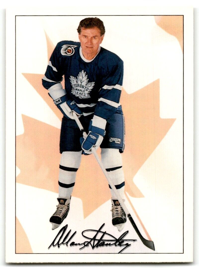 1991-92 Ultimate Original 6 French Allan Stanley Toronto Maple Leafs #75