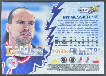 1996-97 Pinnacle McDonald's 3D Ice Breakers Mark Messier New York Rangers #MCD22