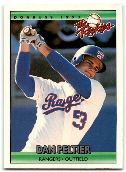 1992 Donruss Dan Peltier Texas Rangers #91