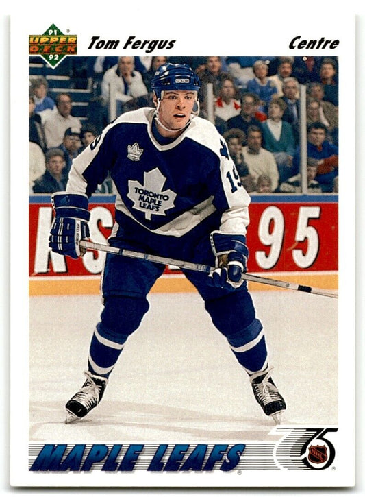 1991-92 Upper Deck French Tom Fergus Toronto Maple Leafs #384