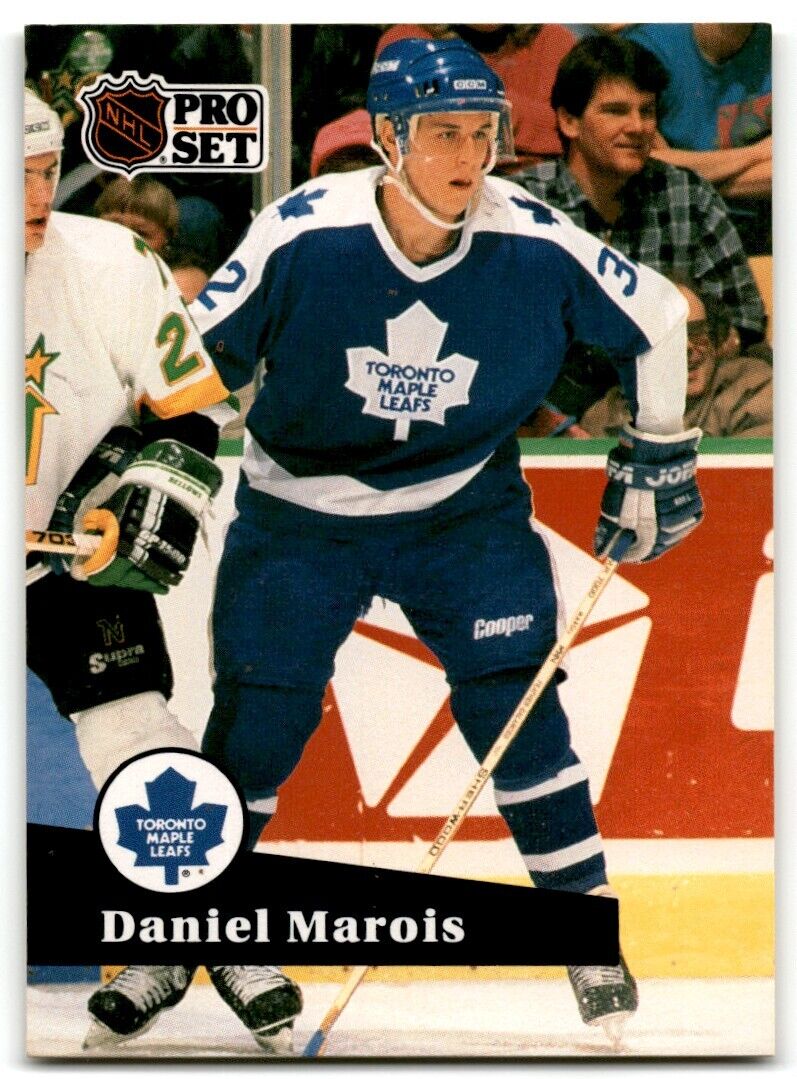 1991-92 Pro Set French Daniel Marois Toronto Maple Leafs #223