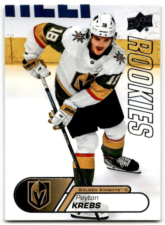 2020-21 Upper Deck NHL Star Rookies Box Set Peyton Krebs Rookie Vegas Golden