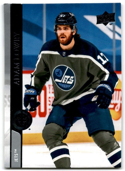 2020-21 Upper Deck Adam Lowry Winnipeg Jets #653