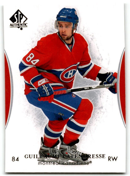 2007-08 SP Authentic Guillaume Latendresse Montreal Canadiens #18