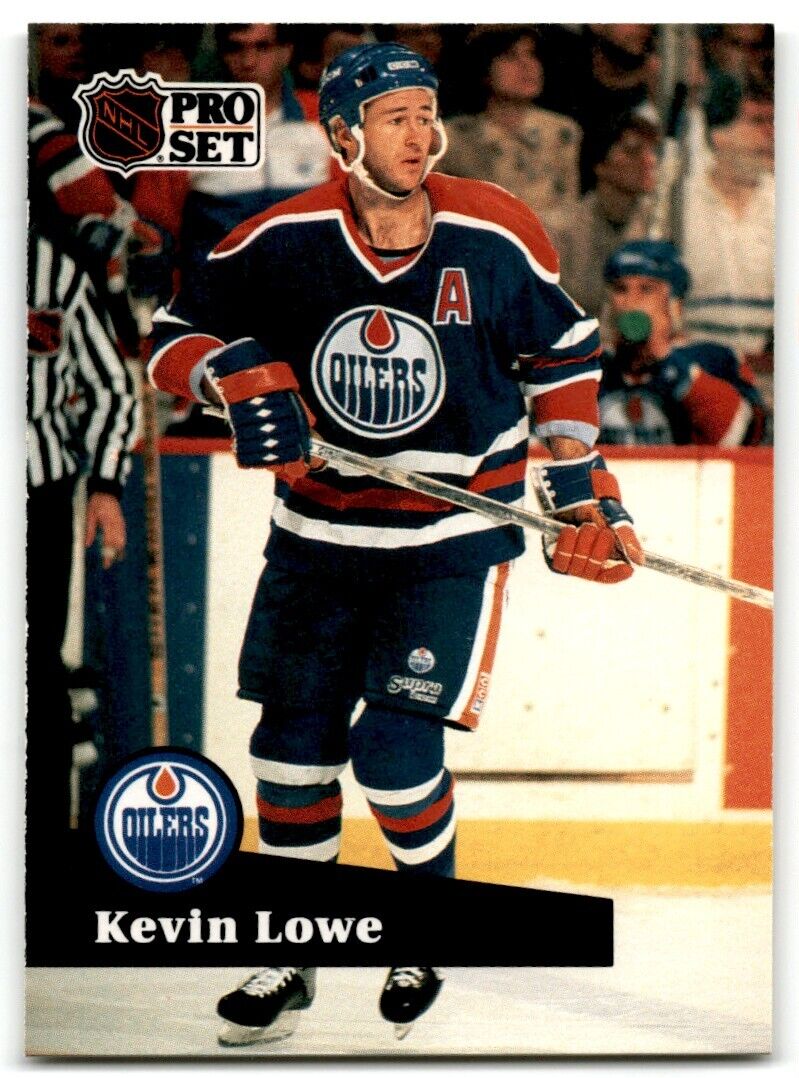 1991-92 Pro Set Kevin Lowe Edmonton Oilers #76