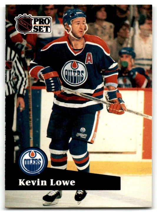 1991-92 Pro Set Kevin Lowe Edmonton Oilers #76