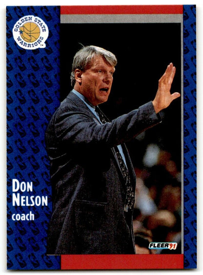 1991-92 Fleer Don Nelson Golden State Warriors #70