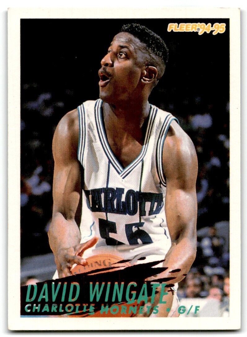 1994-95 Fleer David Wingate Charlotte Hornets #28