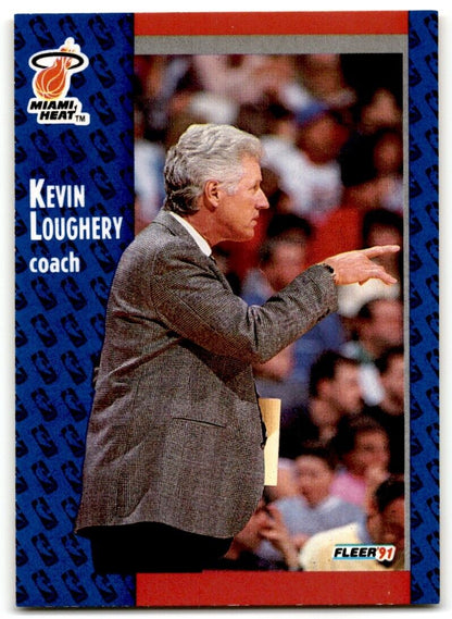 1991-92 Fleer Kevin Loughery Miami Heat #110