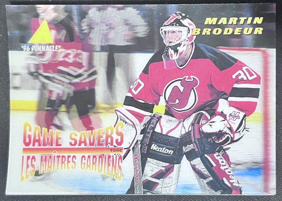 1995-96 Pinnacle McDonald's Game Winners Martin Brodeur New Jersey Devils