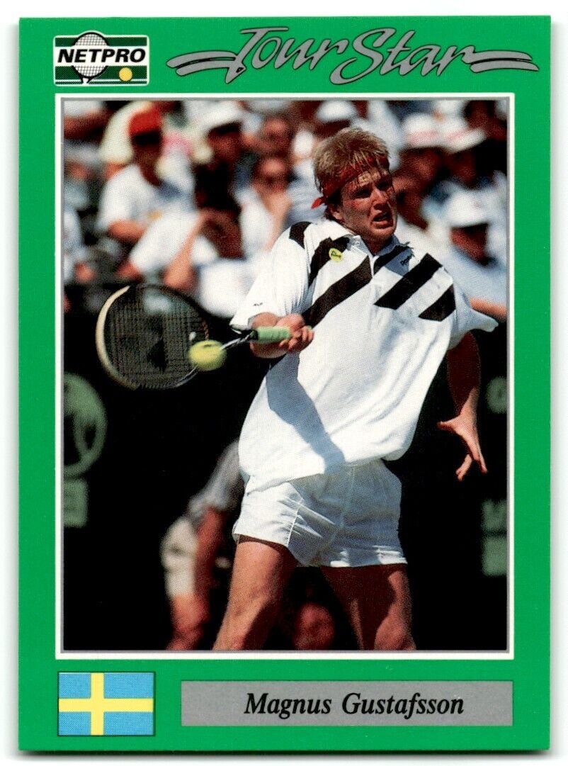 1991 Protennis player Cards Netpro Tour Star Magnus Gustafsson #88