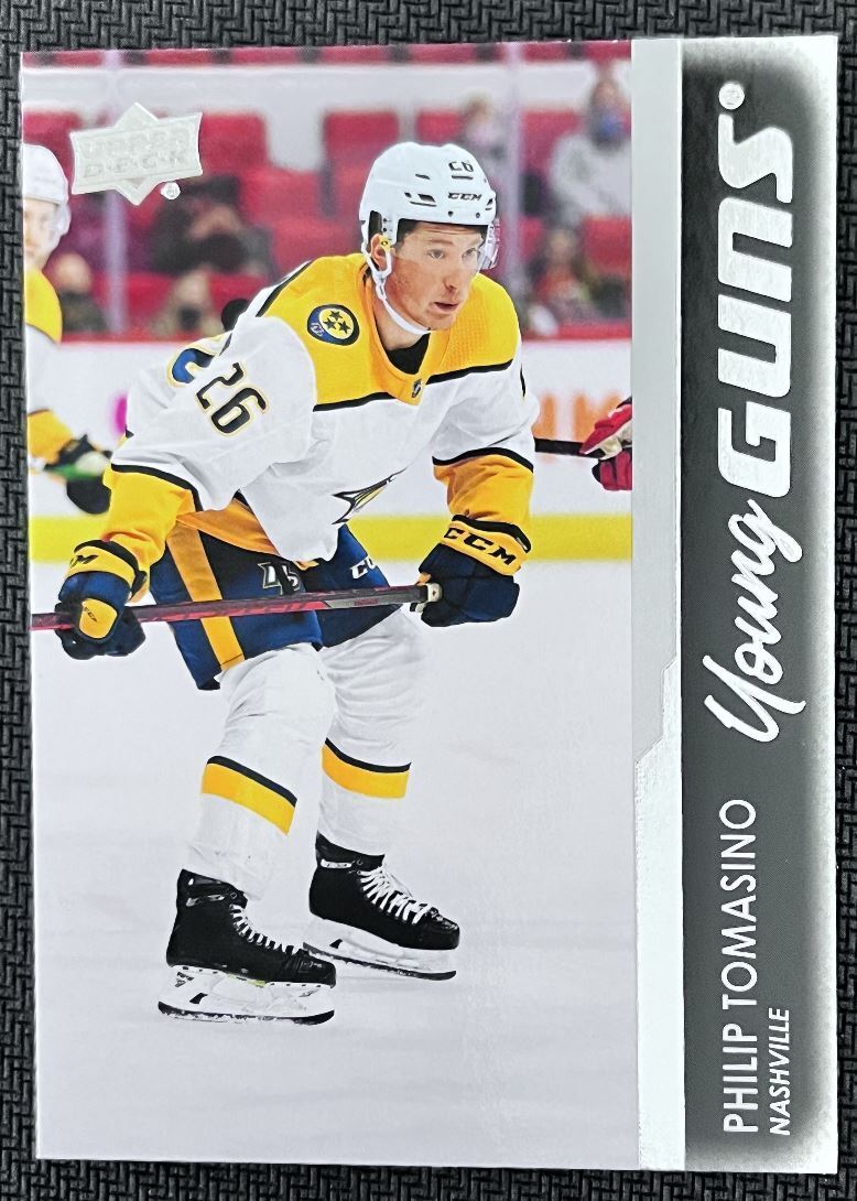 2021-22 Upper Deck Philip Tomasino Rookie Nashville Predators #454