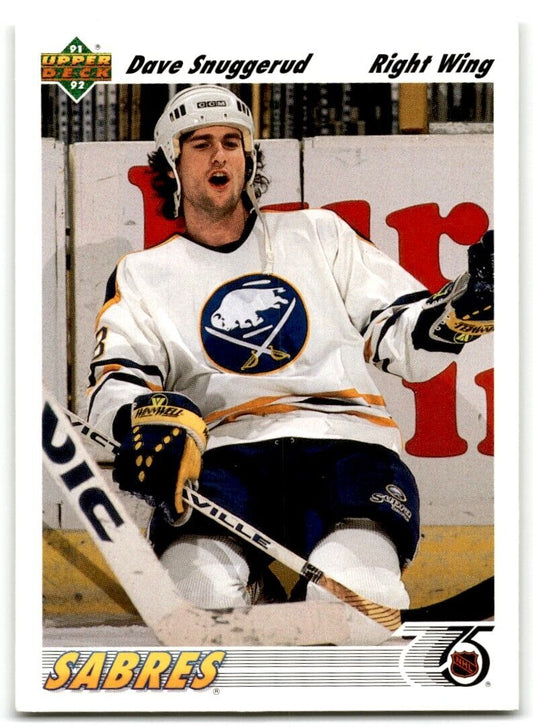 1991-92 Upper Deck Dave Snuggerud Buffalo Sabres #194