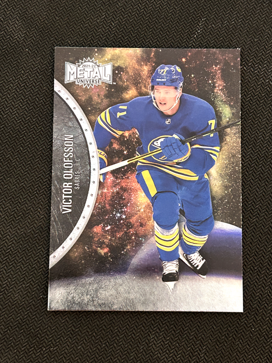 2021-22 Skybox Metal Universe Victor Olofsson Buffalo Sabres #43