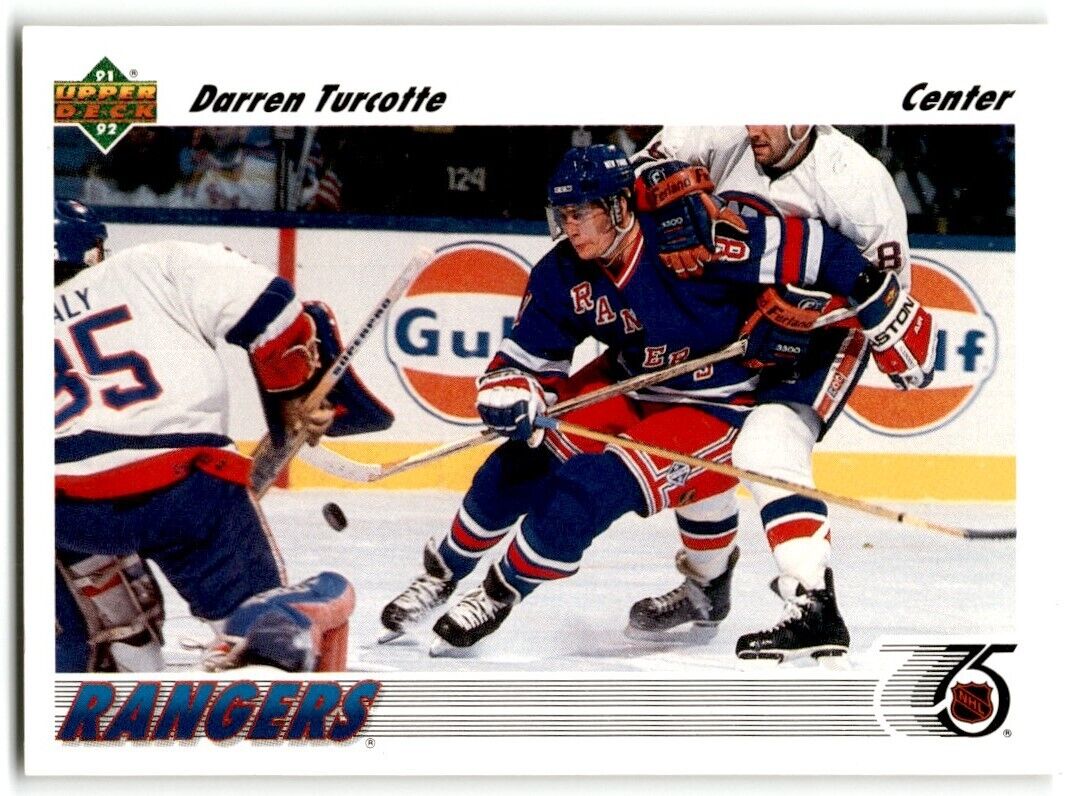 1991-92 Upper Deck Darren Turcotte New York Rangers #155