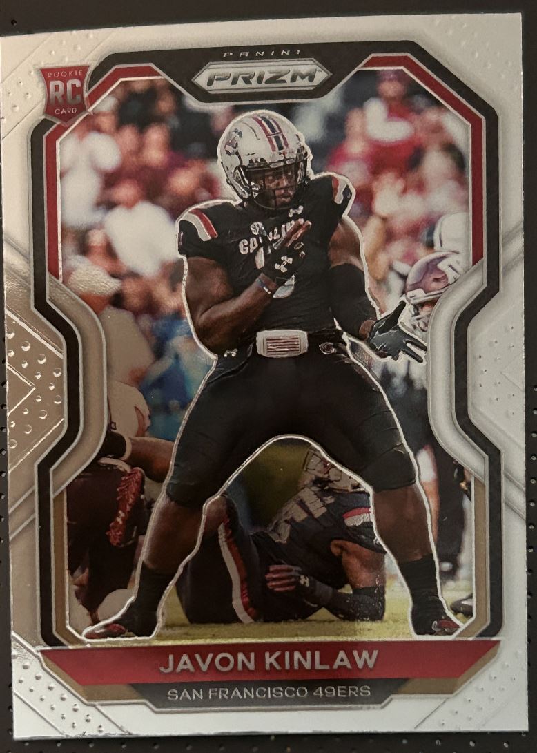 2020 Panini Prizm Javon Kinlaw Rookie San Francisco 49ers #302