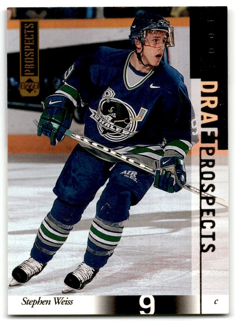 2000-01 Upper Deck CHL Prospects Stephen Weiss Plymouth Whalers #92