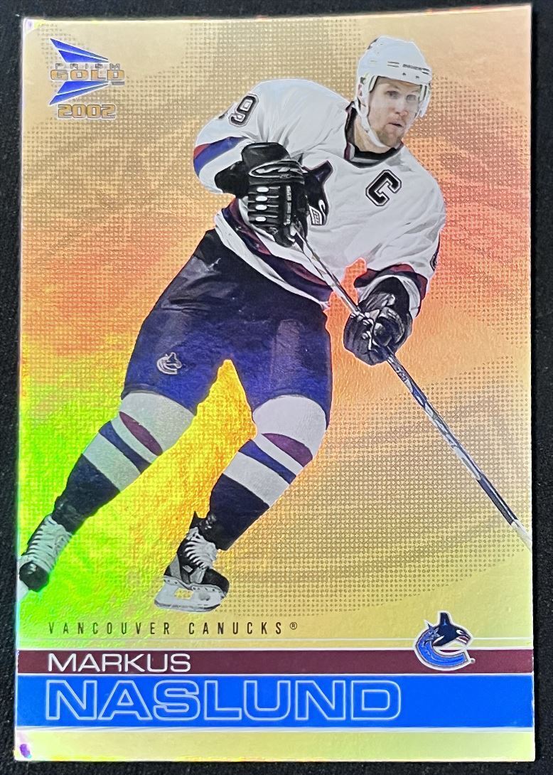 2001-02 Upper Deck McDonald's Prism Gold Markus Naslund Vancouver Canucks #41