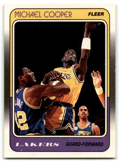 1988-89 Fleer Michael Cooper Los Angeles Lakers #65