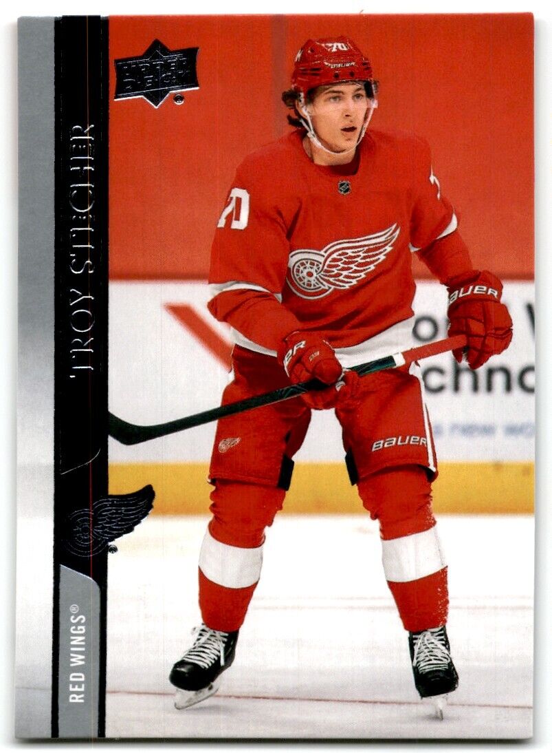 2020-21 Upper Deck Troy Stecher Detroit Red Wings #550