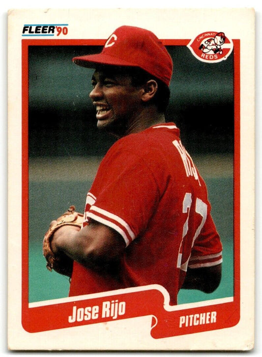 1990 Fleer Jose Rijo Cincinnati Reds #430