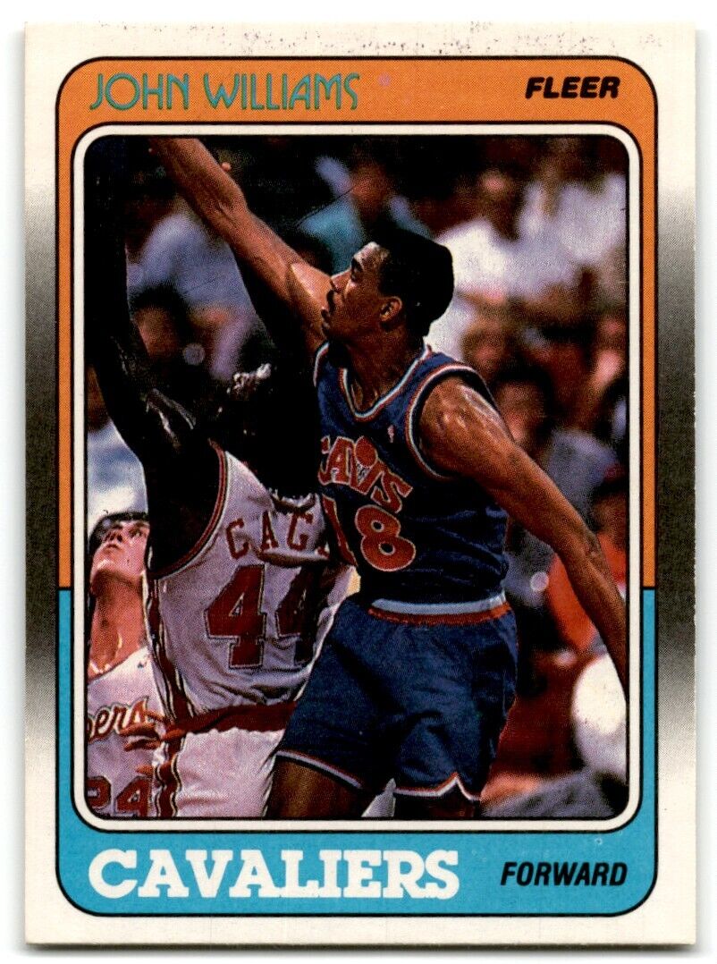 1988-89 Fleer John Williams Cleveland Cavaliers #26