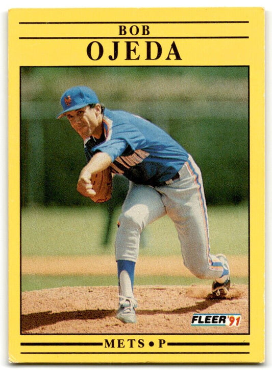 1991 Fleer Bob Ojeda New York Mets #156