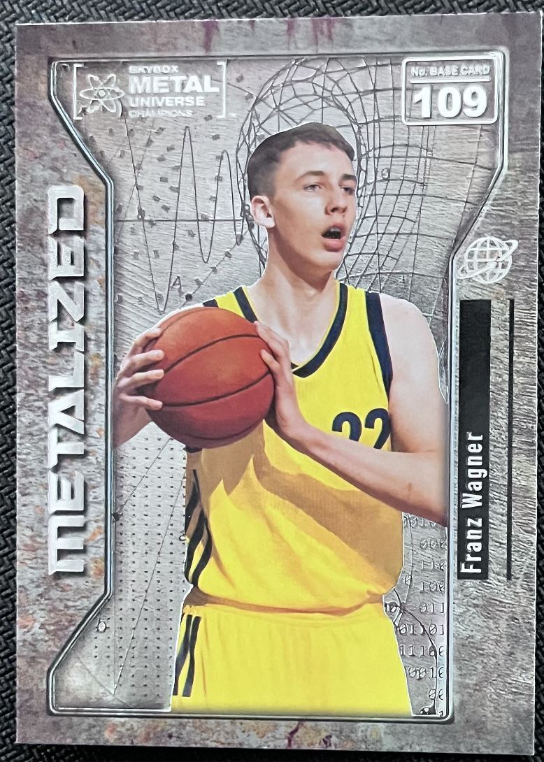 2021-22 Skybox Metal Universe Champion Franz Wagner #109