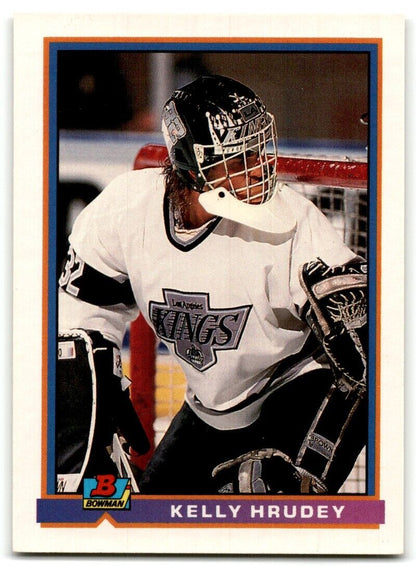 1991-92 Bowman Kelly Hrudey Los Angeles Kings #183