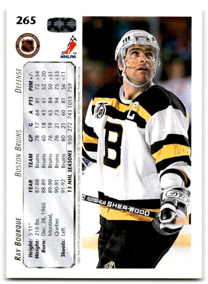 1992-93 Upper Deck Ray Bourque Boston Bruins #265