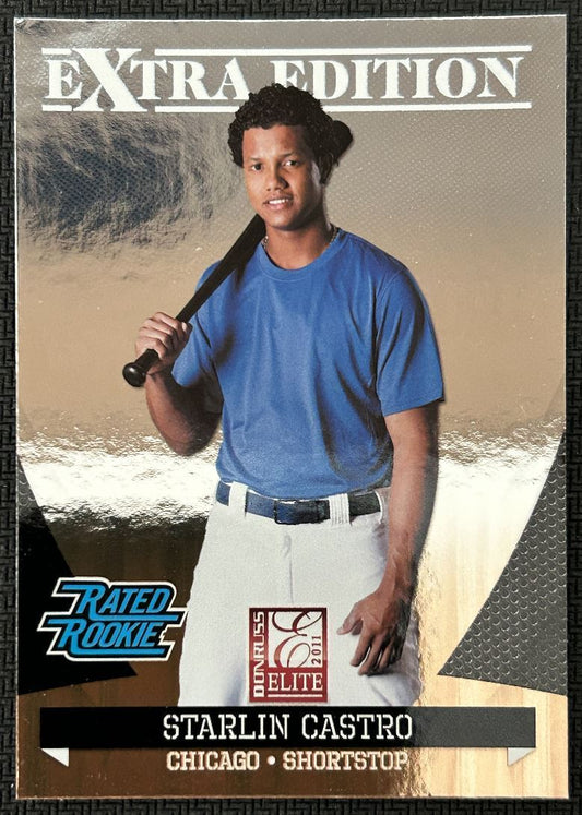 2011 Donruss Elite Extra Edition Starlin Castro Rookie Chicago Cubs #11