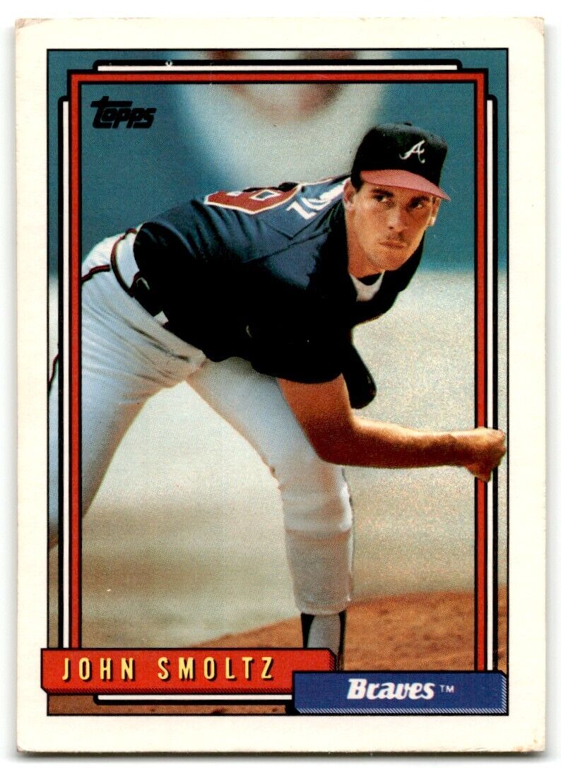 1992 Topps John Smoltz Atlanta Braves #245