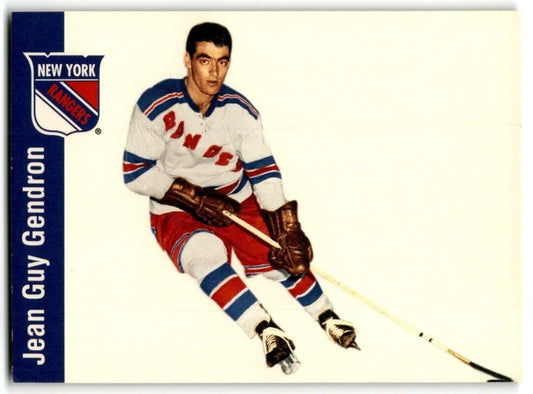 1994-95 Parkhurst Missing Link 1956-57 Jean-Guy Gendron New York Rangers #88