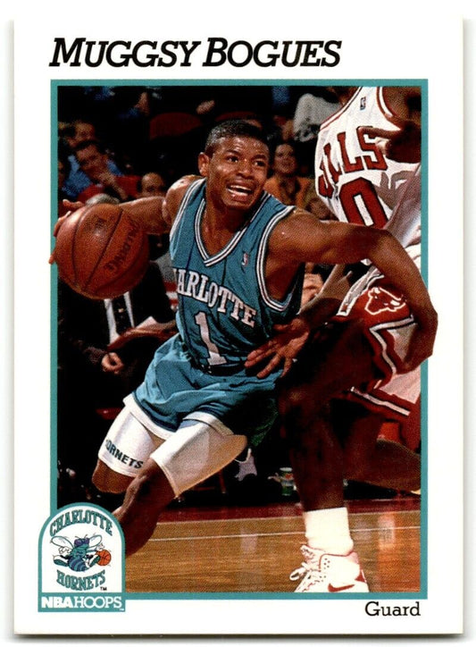 1991-92 Hoops Muggsy Bogues Charlotte Hornets #18