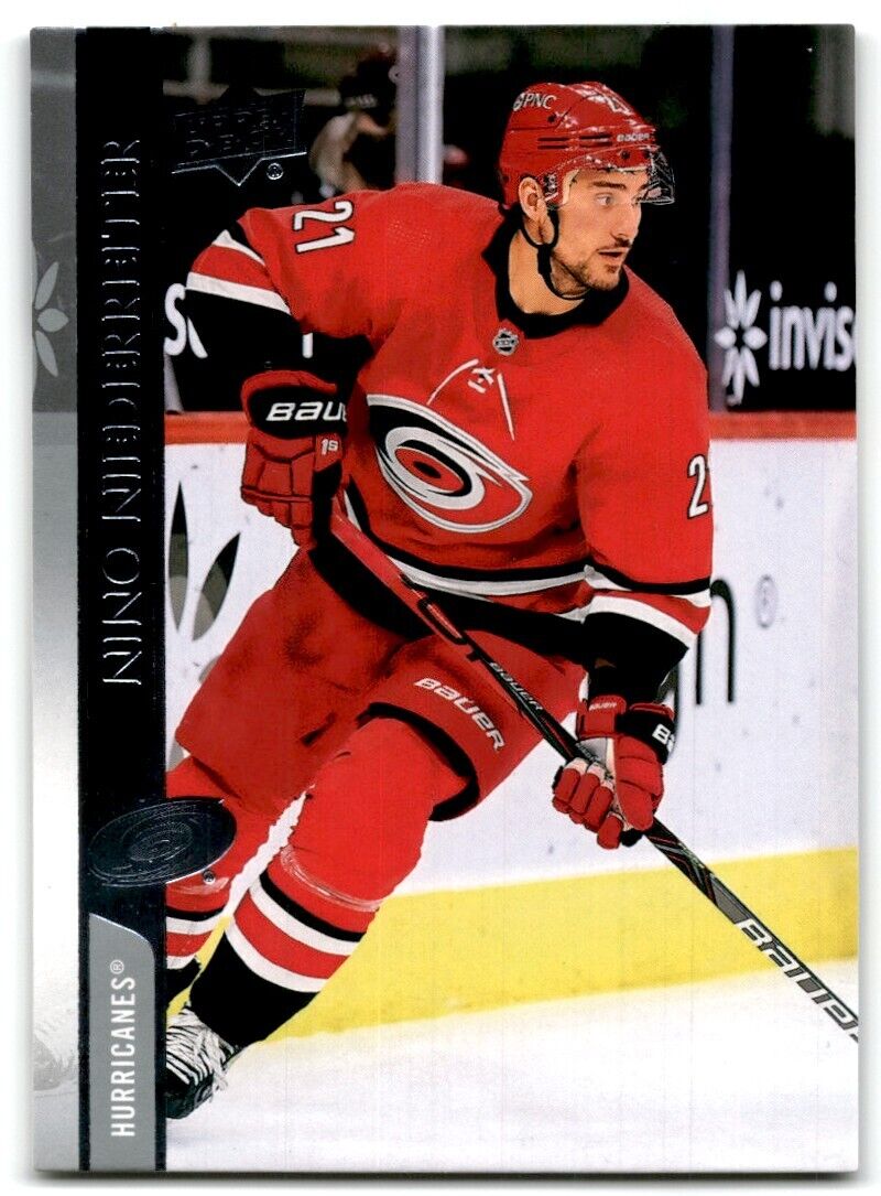 2020-21 Upper Deck Nino Niederreiter Carolina Hurricanes #524