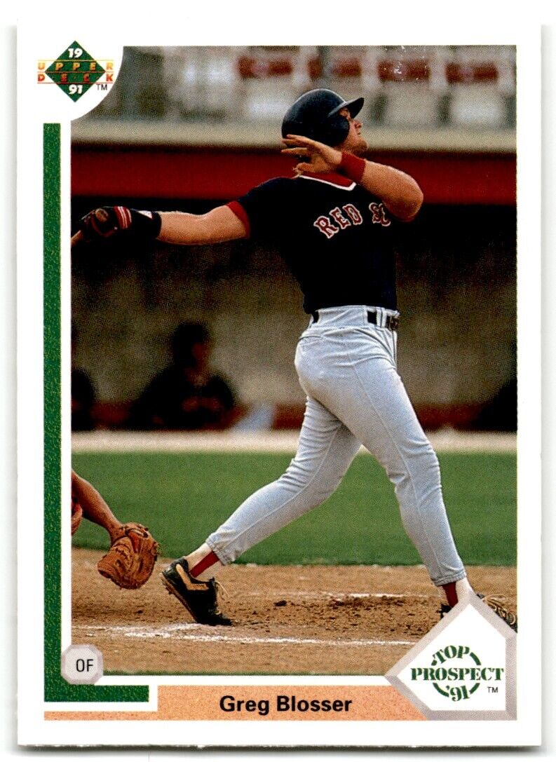 1991 Upper Deck Greg Blosser Boston Red Sox #70