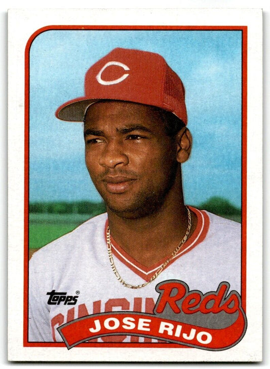 1989 Topps Jose Rijo Cincinnati Reds #135