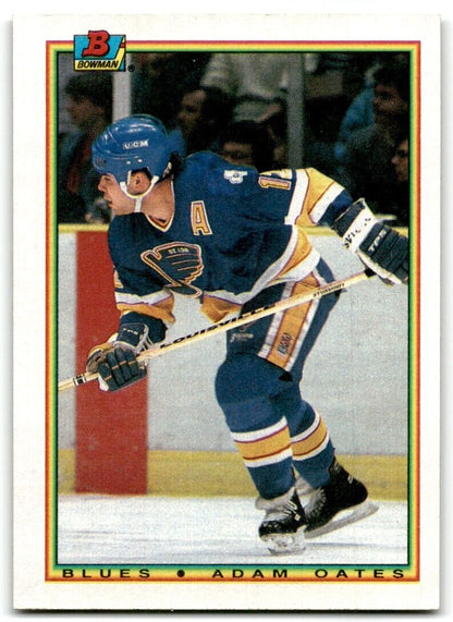 1990-91 Bowman Adam Oates St. Louis Blues #16