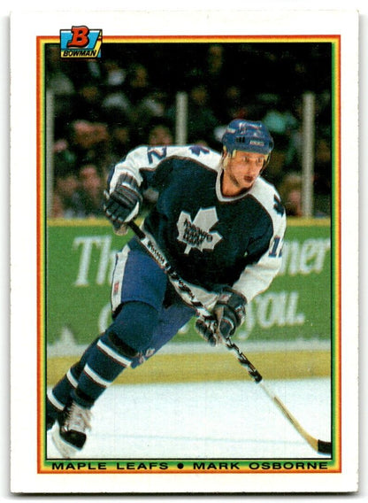 1990-91 Bowman Mark Osborne Toronto Maple Leafs #156